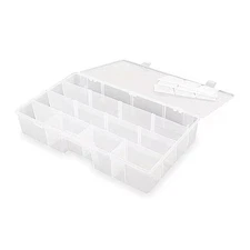 Flambeau T7004 Adjustable Compartment Box With 7 To 16 Compartments, Plastic, 3