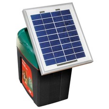 Kerbl - Kit Pannello Solare 4W per Recinzioni Elettriche con Supporto Batteria 9