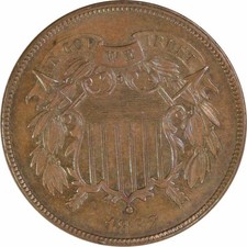 1867 Two Cent Piece Choice BU Uncertified #200