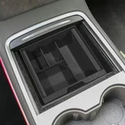 Center Console Armrest Tray Container Drawer For 2021-2025 Tesla Model 3 Y