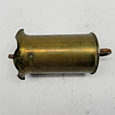 1943 WW2 TANK SHELL ART BELL BOUGHT IN CROATIA VINTAGE MILITARY DECORATION BRASS