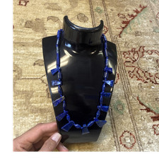 Handcrafted Natural Lapis Lazuli Beaded State...