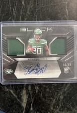 2022 Panini Black - Rookie Signature Materials Breece Hall #RSM-7 /99 