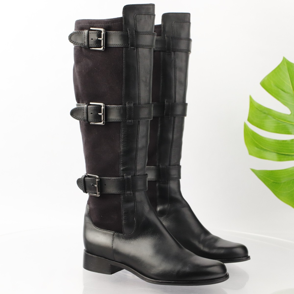 Cole Haan Air Avalon boots! 7.5 Cole Haan Womens Air Avalon Riding Boot Size 7 Tall Moto  main image 3