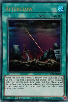 BLAR-DE017 NACHLEUCHTEN ULTRA RARE 1.AUFLAGE YuGiOh KARTE