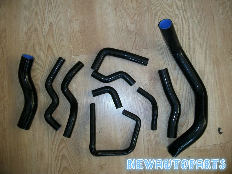 BLUE Silicone Radiator Hose For Nissan Silvia/180SX RPS13,PS13,S13 S14 SR20DET - Image 4 of 4