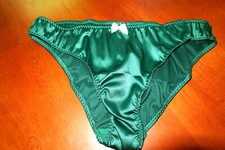 XL    Victoria's Secret    SATIN BIKINI    BRAZILIAN STRETCH    PANTIES MID RISE