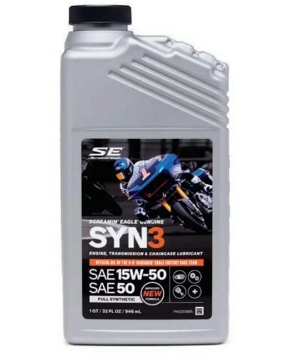 Olio motore HARLEY-DAVIDSON Screamin Eagle Syn3 Full Synthetic SAE 15W-50 (1 L)