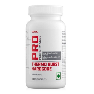 GNC Thermoburst Hardcore - 90 Tablets (Thermogenic Fat Burner)- FAST SHIPPING