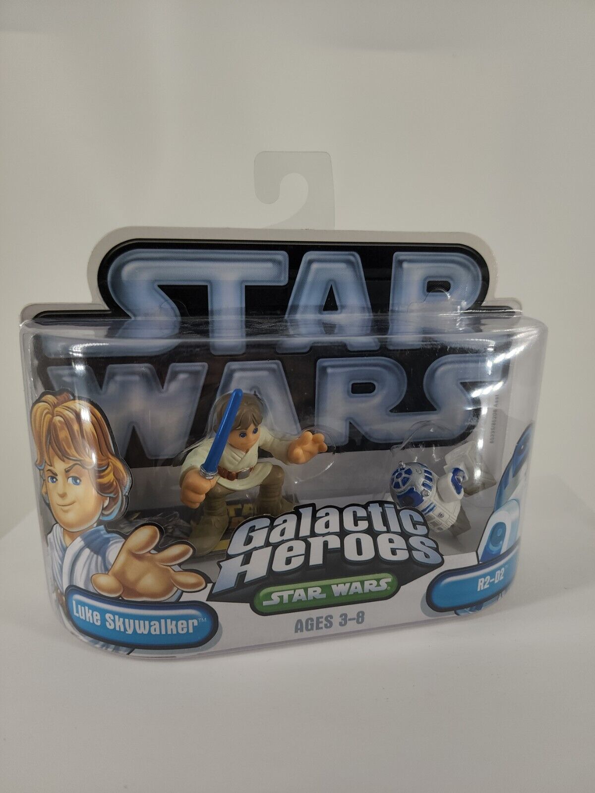 Star Wars Galactic Attack of the Clones Luke Skywalker & R2-D2 Sealed 2005