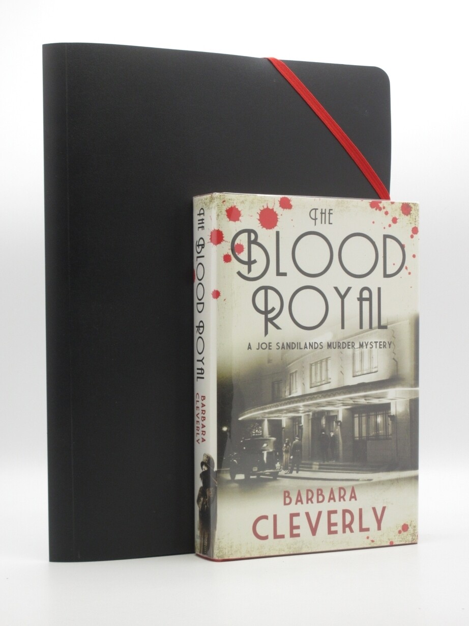 BARBARA CLEVERLY The Blood Royal AUTHOR'S DRAFT MANUSCRIPT & 1st Edition Book