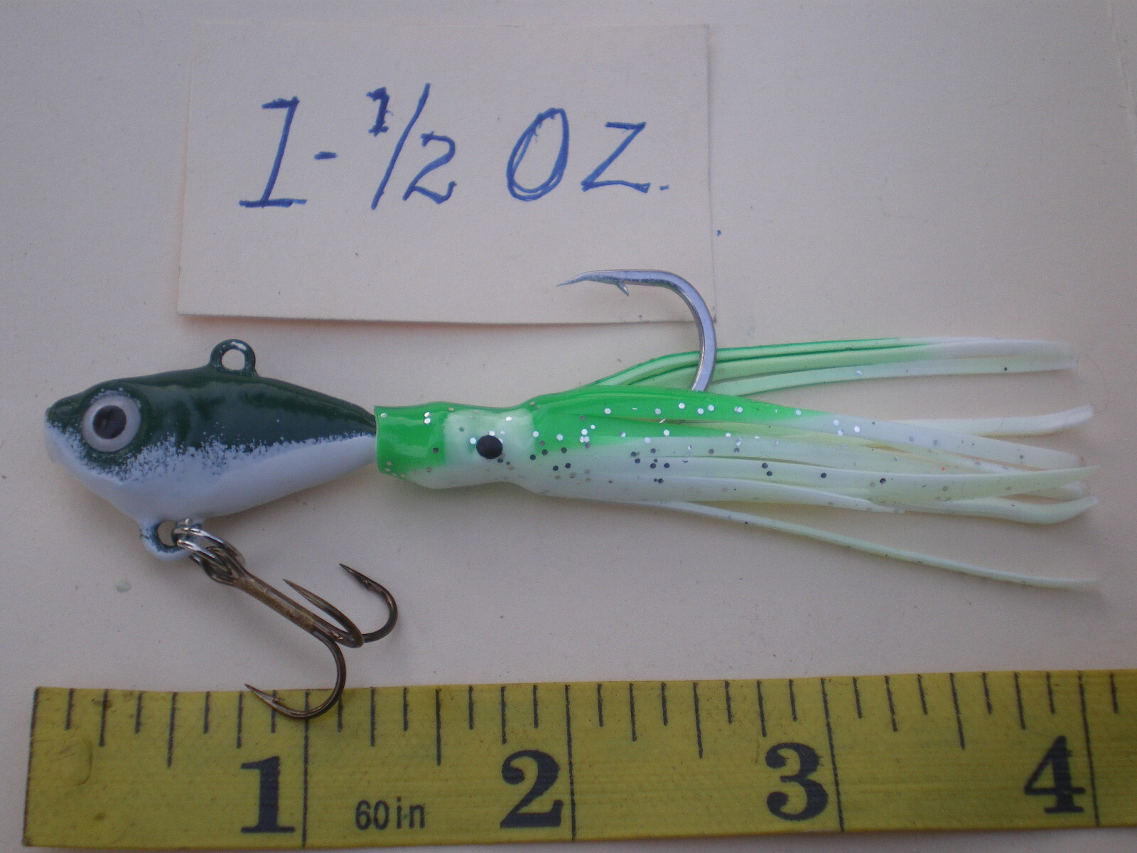 5-ultra-minnow-bucktail-jig-1-1-2-oz-s-s-6-0-strong-hook-trailer