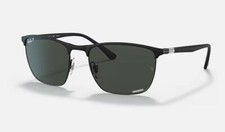 Ray-Ban RB3686 Chromance Matte Black / Dark Grey Polarized 57 mm Sunglasses