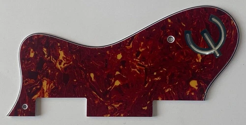 4 Ply Guitar Pickguard Anti-scrape Plate with LOGO for Epiphone Dot Style Guitar