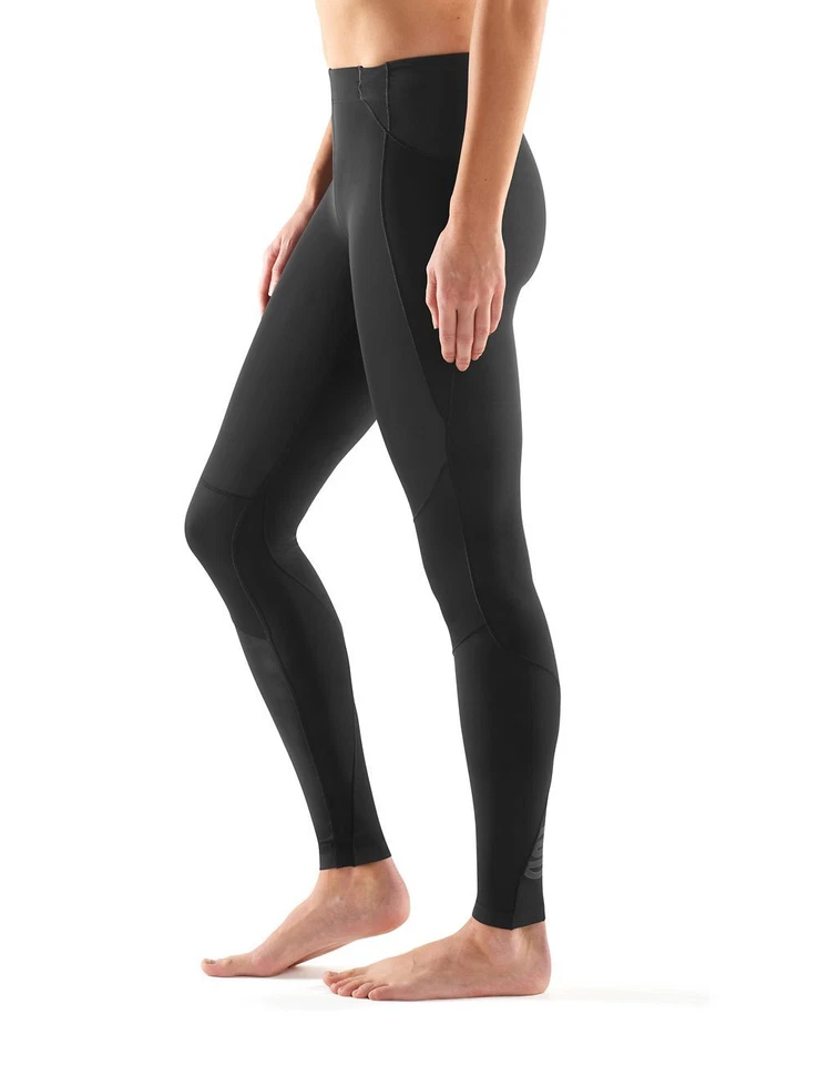 Medias largas de compresión Skins A400 para mujer, rascacielos negras, medianas Foto 2 de 4