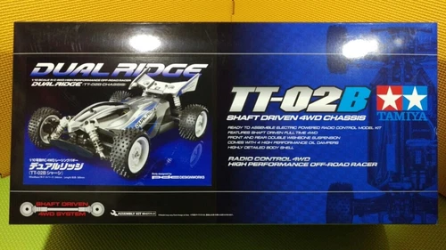 Tamiya 58596 1/10 Electric RC Car Series Dual Ridge TT-02B Chassis Offroad - Picture 2 of 7