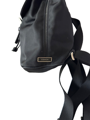 coach backpack 7441 Coach 7441 Vintage Mercer Twill Nylon Backpack Book School Bag Rucksack  Black for sale online