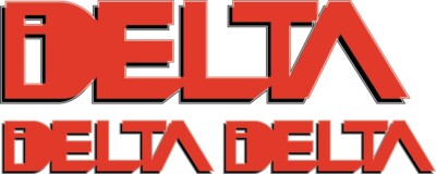 4x Replacement Delta Logos (CUTOUT) (2) 3'' x 10'' and (2) 1''x3''