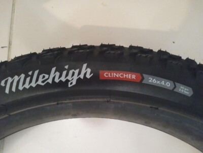 Complete set of two Milehigh 26 x 4 stardard bike tires with two inner tubes