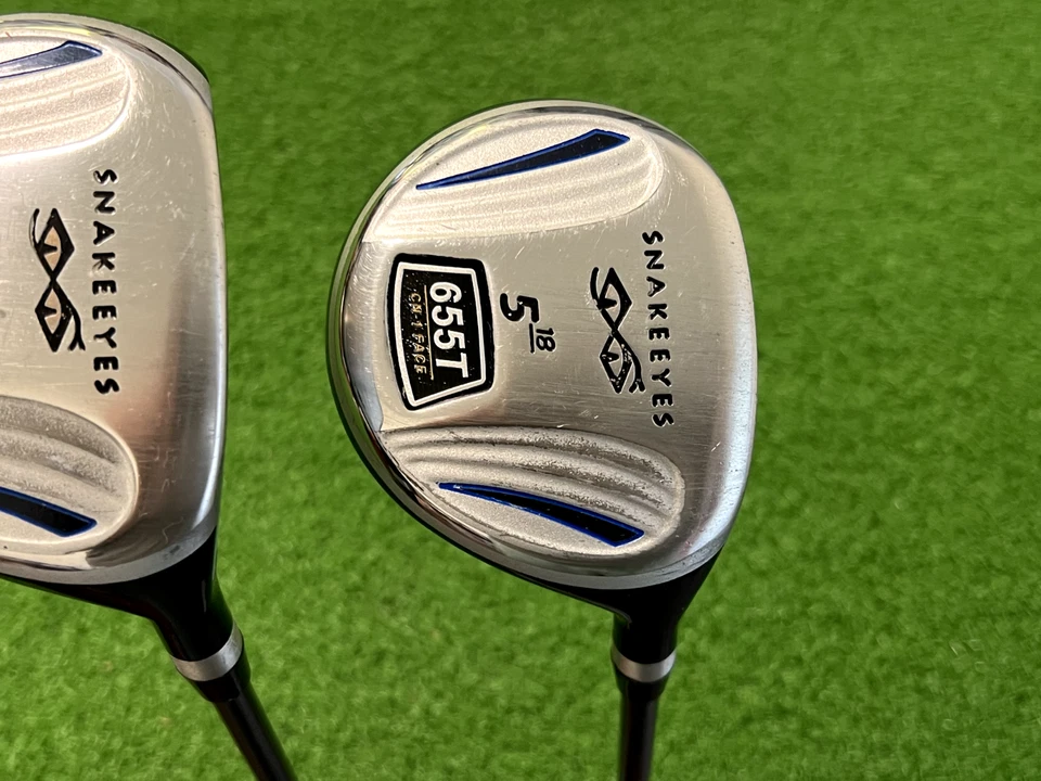 CONJUNTO DE MADEIRA Snake Eyes Golf 655T CN-1 FACE 3 & 5 grafite direito AeroTech flexível - Imagem 3 de 4