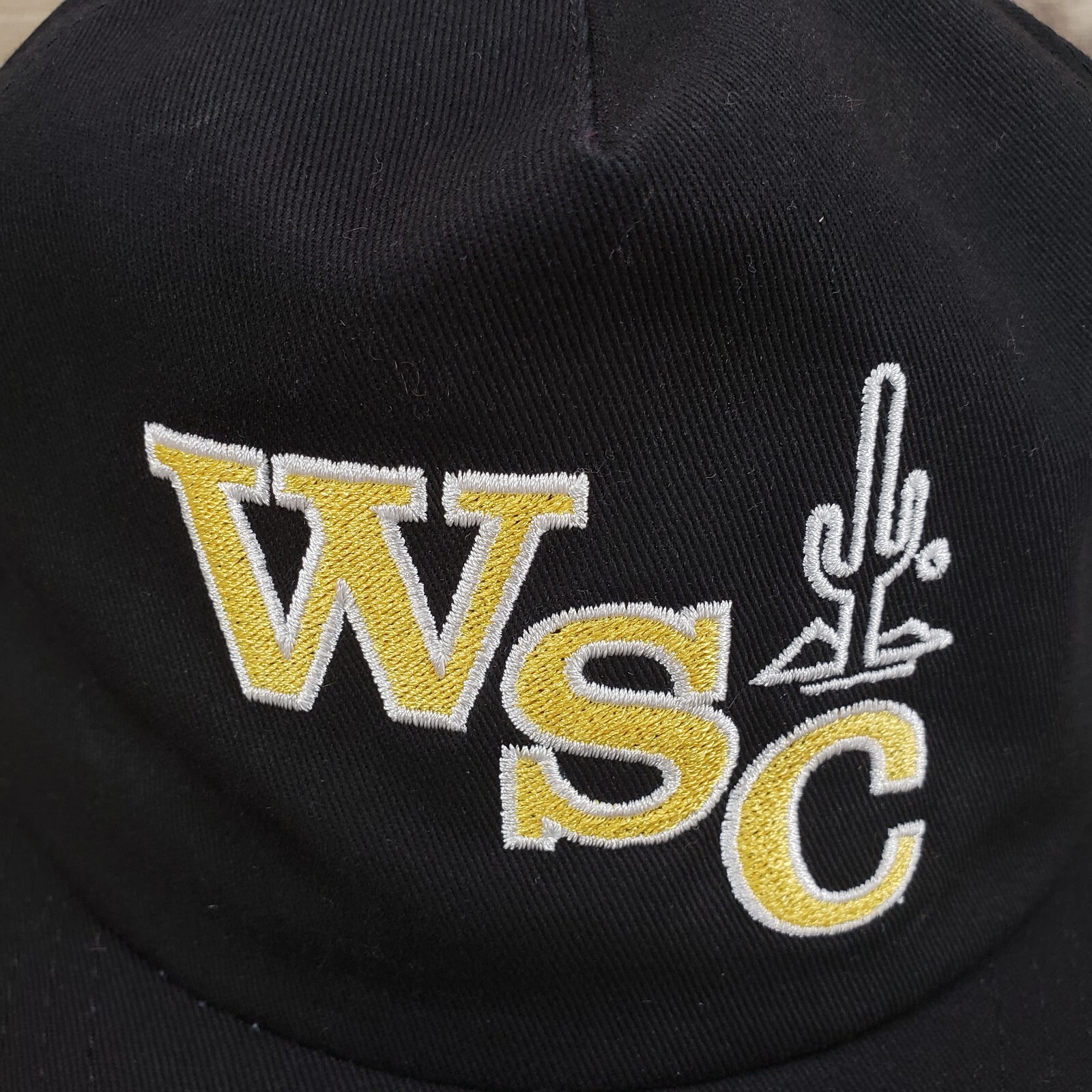 WSC Initials Hat Cap Snapback Cactus Graphic Blac… - image 2