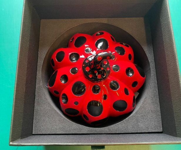 Yayoi Kusama Naoshima Red Black Pumpkin Sculpture Polka Dot Yayoi Kusama Naoshima Red Black Pumpkin Sculpture Polka Dot