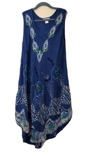CW Classics Women’s Sleeveless Dress Royal Size XL New