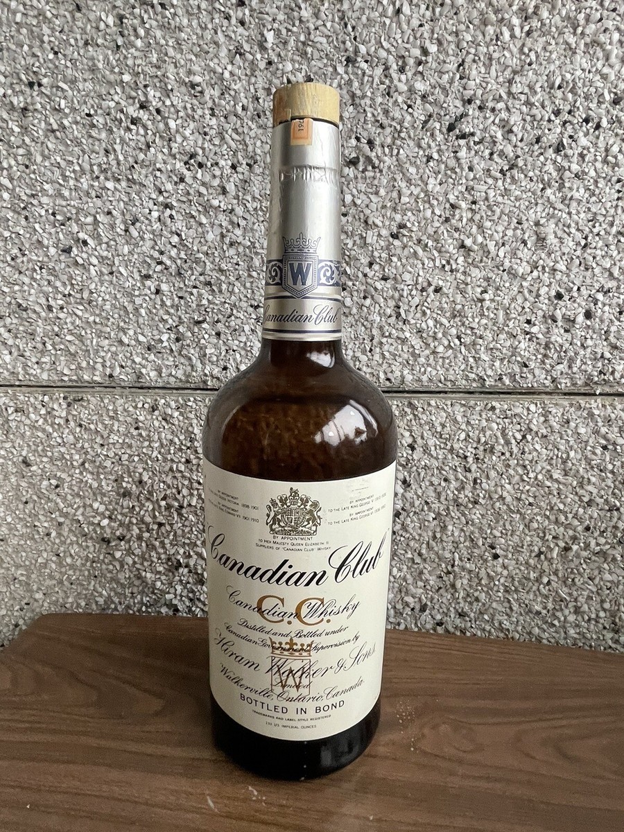 Vintage Huge Canadian Club Whiskey Bottle 133 Ounces (empty ) | eBay