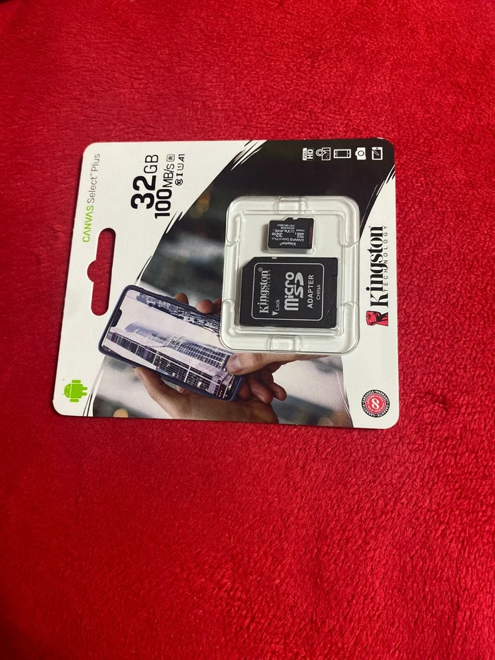  micro SD Kingston ,32 GB 100MB/s Speed Class 1 MicroSDHC Memory Card - Image 2 of 3