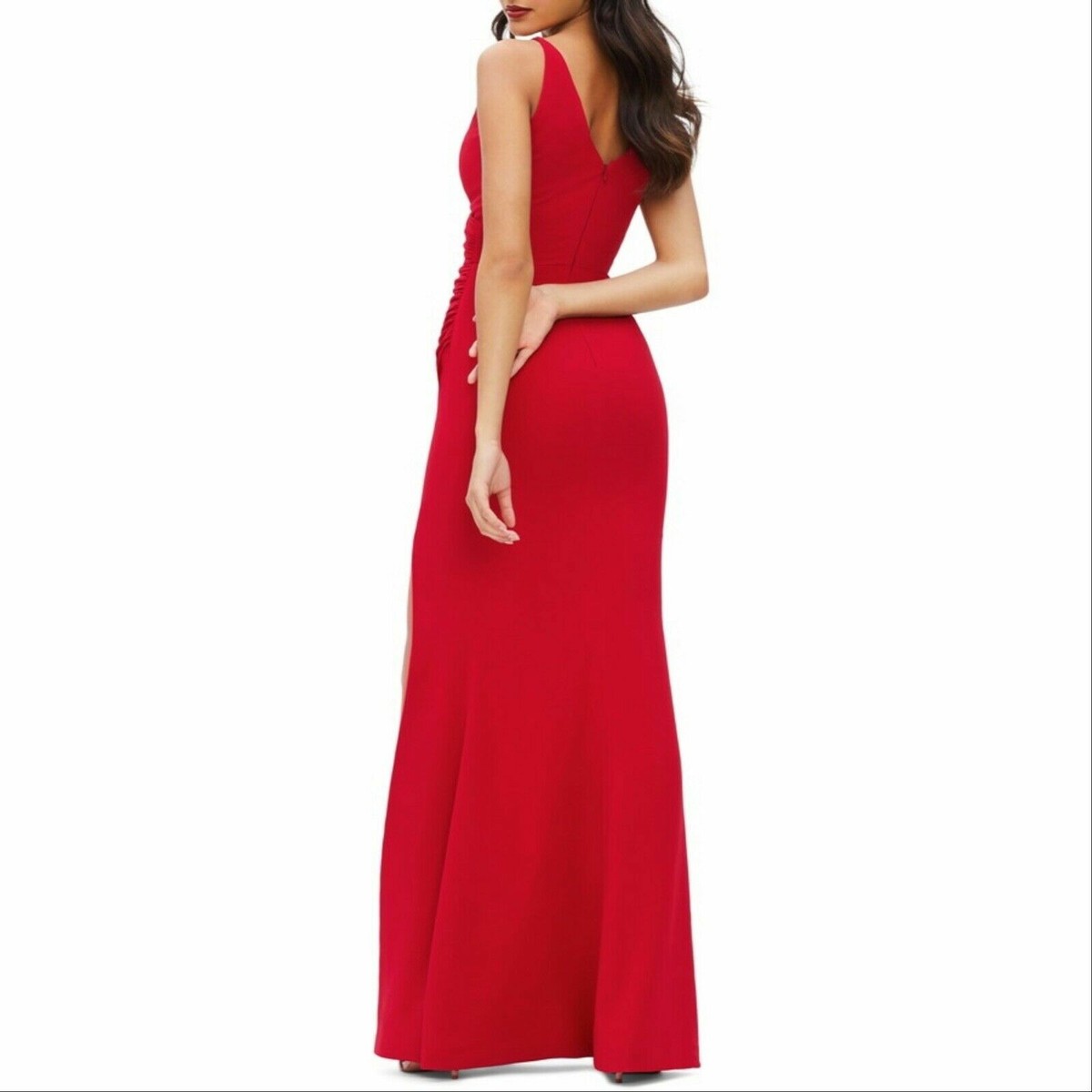 long sleeve silk mini dress Asymmetric Cut-Out Long Sleeve Silk Mini Dress – gentleherd.com