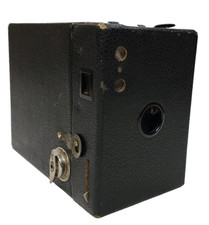 Antique Kodak Box Camera Brownie 2A 1920 Industrial Steampunk Loft Display Decor