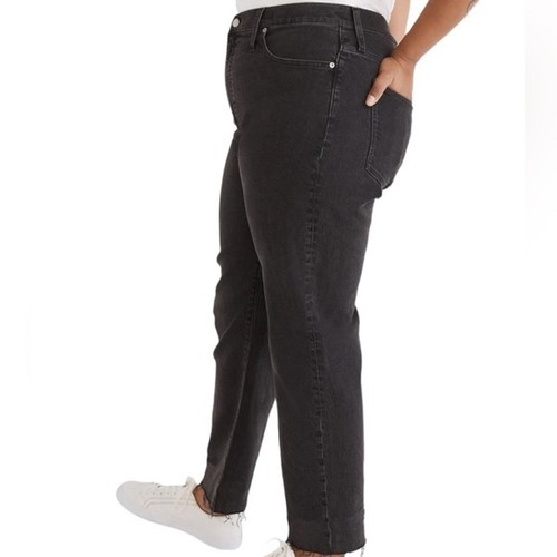 Jeans dritti Madewell The Perfect vintage con orlo grezzo in lunare nuovi senza etichette taglia 32P - Foto 5 di 10