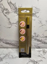 Nails Inc London Mani Marker Easy Nail Art Design Pen Gold Color Sealed