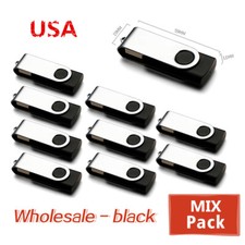 Bulk Lot 16MB-64GB Black U Disk USB 1.0/2.0 Memory Stick Pen Flash Drives Gift