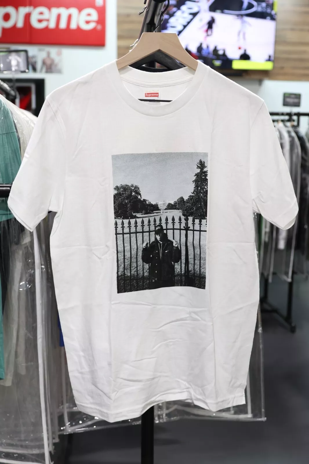 Tee shirt Supreme UNDERCOVER/Public Enemy Maison Blanche (petit blanc)