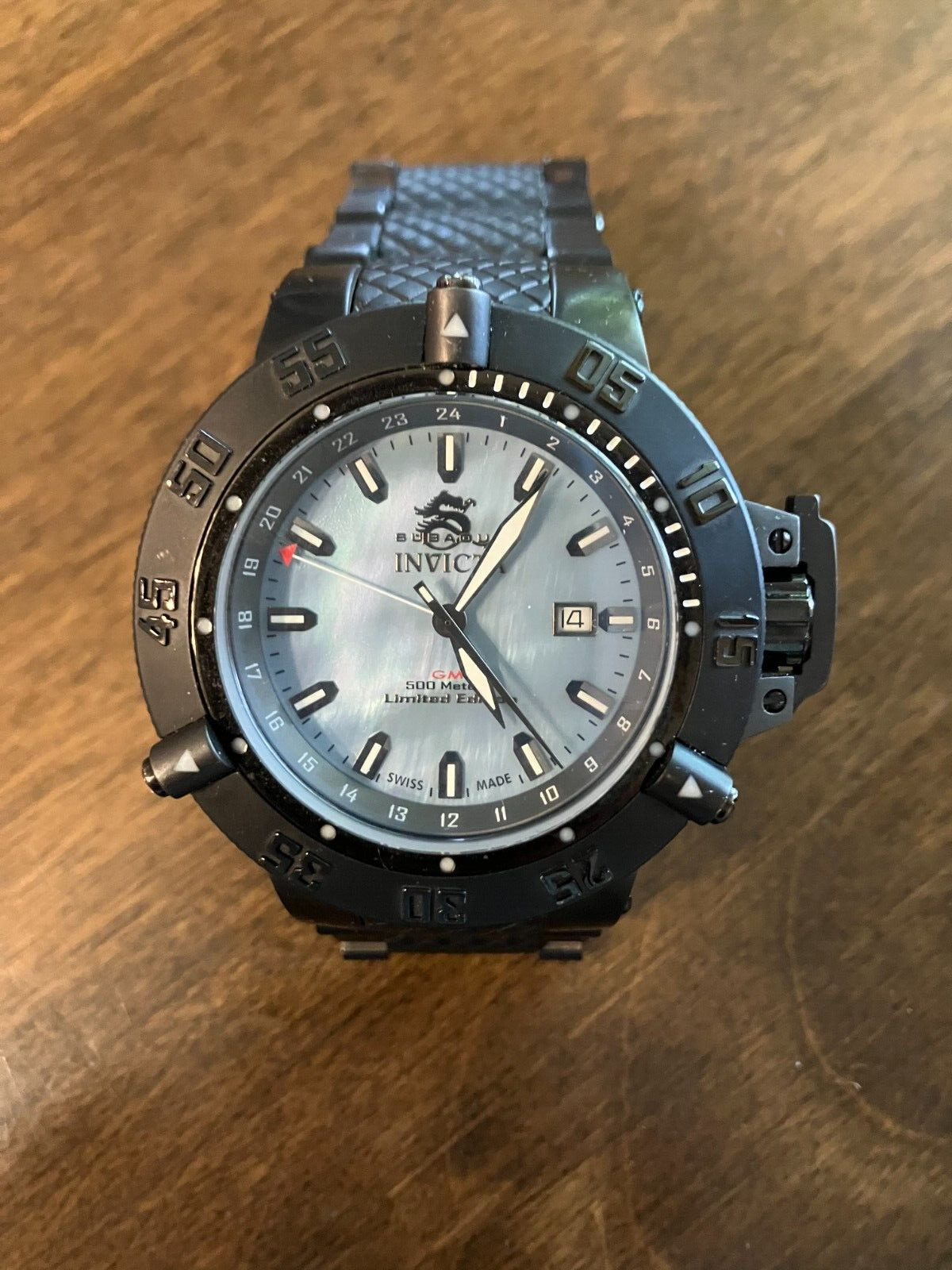 Invicta Subaqua Noma Iii Swiss Made Gmt Limited Editi Gem