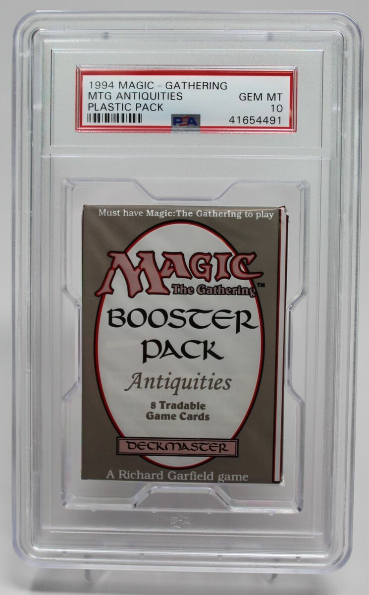 Antiquities Booster Pack English Graded PSA 10 Mint MTG Antiquities Booster Pack English Graded PSA 10 Mint MTG