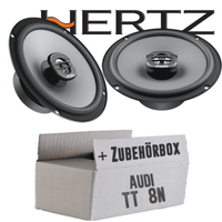 Hertz Lautsprecher FüR Audi Tt 8N Heck Boxen 16Cm Koax Auto Einbauset Seitenteil