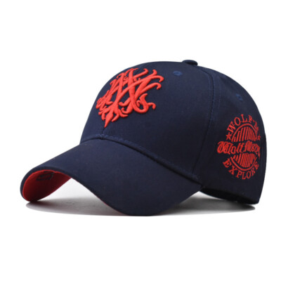 Women Flower Sports Hat Polo Style Visor Cap Men Cotton Embroidered Baseball Cap