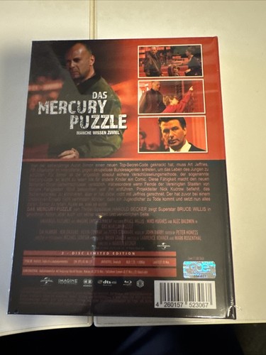 Das Mercury Puzzle/ Mediabook C Ltd. 333/ Blu Ray + DVD OVP / Bruce Willis - Bild 2 von 3