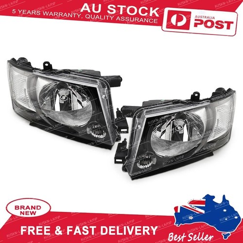 Black Smoked Pair Headlights For Nissan Patrol GU Series GU4 Y61 10/2004-2016 - Picture 4 of 10
