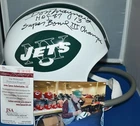 DON MAYNARD AUTOGRAPHED FULL SIZE CUSTOM REP HELMET NEW YORK JETS HOF 87 JSA
