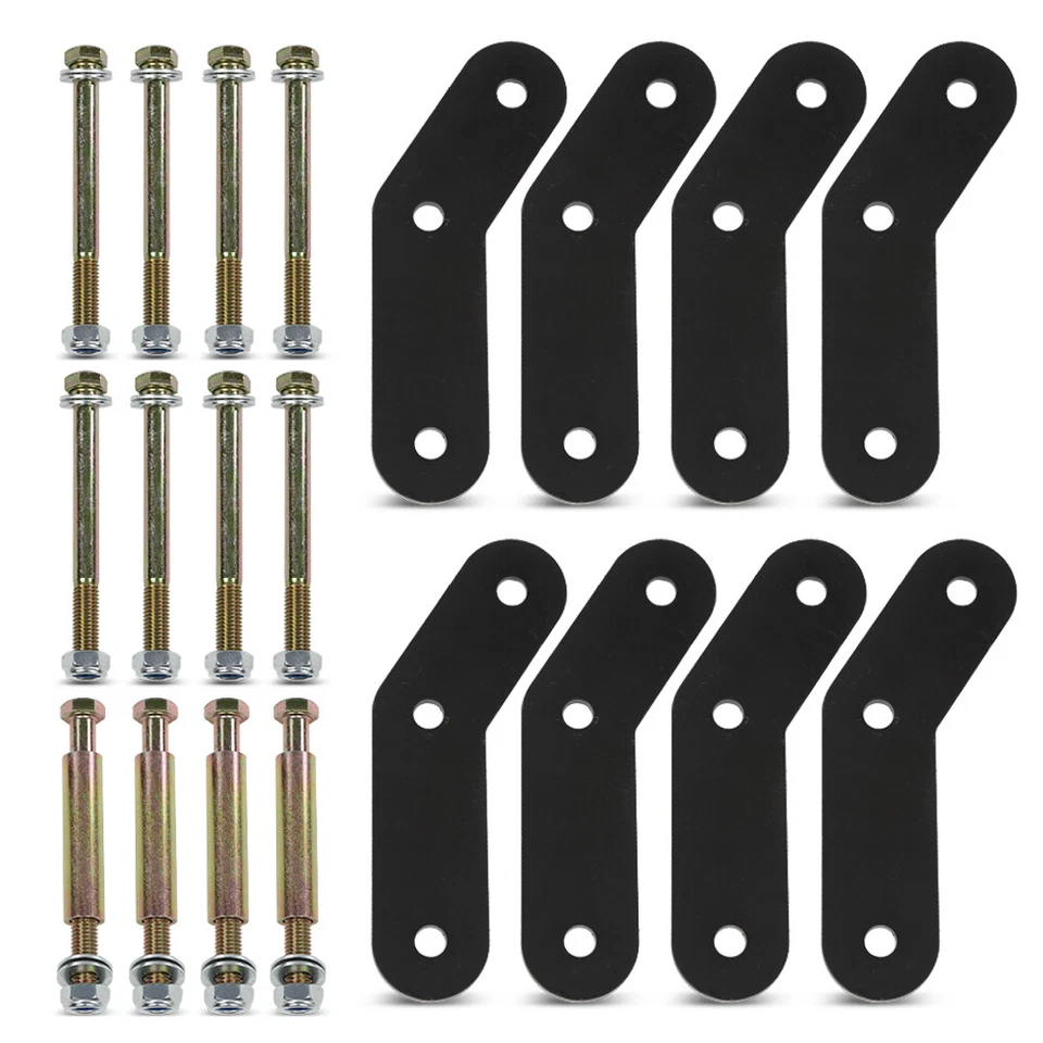 2" Front + Rear Shackle Relocation Lift Kit Fit For 1987-1995 Jeep Wrangler YJ - Image 3 of 4