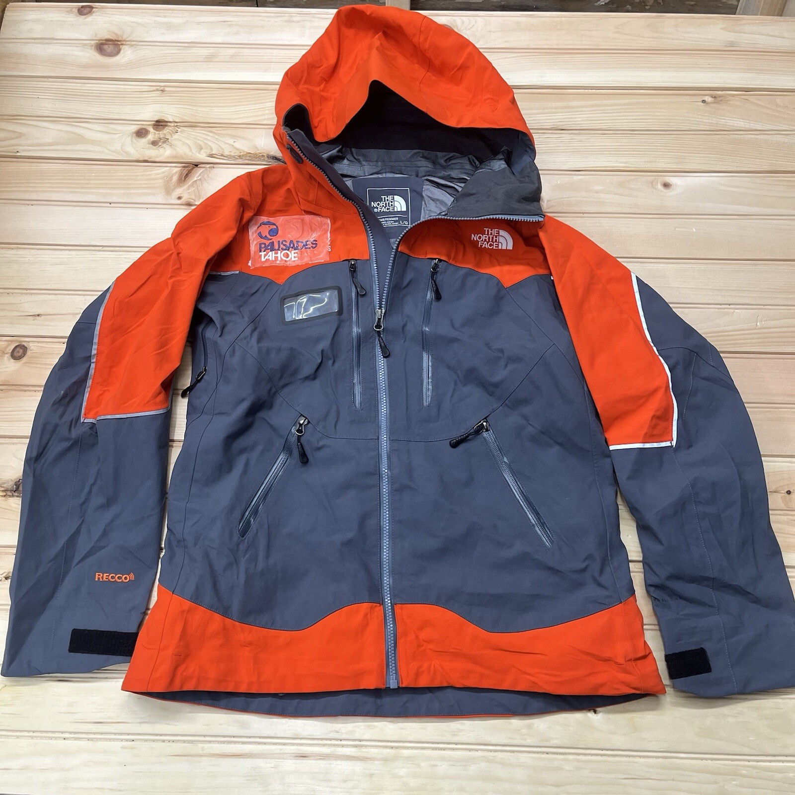 North Face Ski Team Jacket Palisades Tahoe Gore-Tex Pro Recco Tech - Size Large