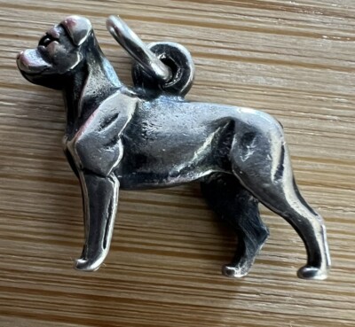 James Avery Sterling Silver 925 Retired Rottweiler Dog Charm