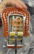 Avenue George V Paris Belt Orange Size Small