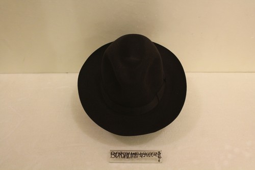 Cappello Unisex- Feltro rasato 100%- Testa moro - Cod.490002-381 - Borsalino - Picture 7 of 8