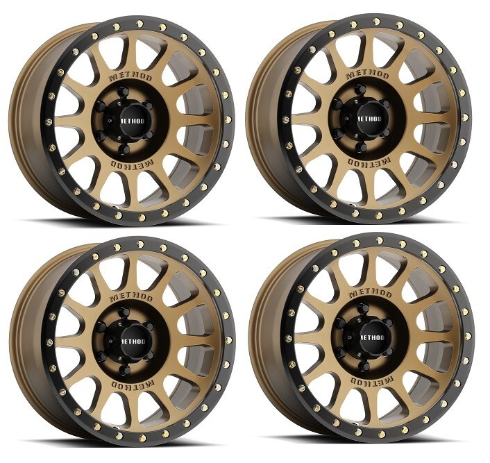 MR305 NV BRONZE W/ BLACK LIP METHOD WHEELS RIMS MR30578560900 | eBay
