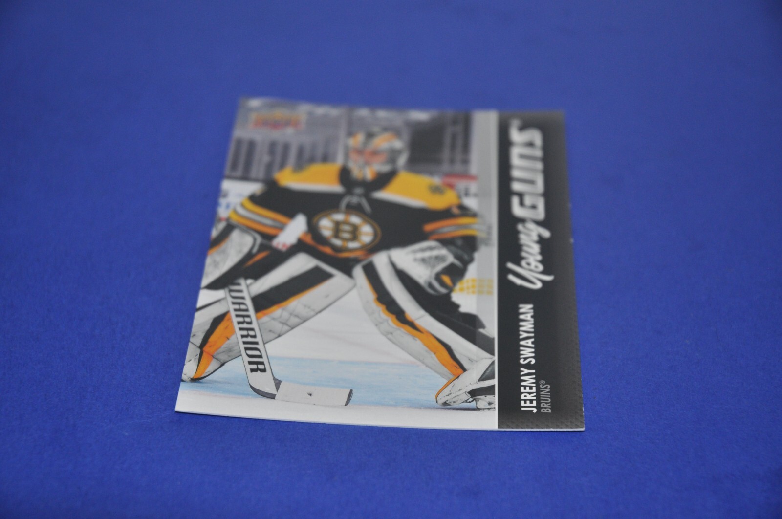 2021-2022 Upper Deck Series # 226 Jeremy Swayman Young Guns Oversized Jumbo nhl