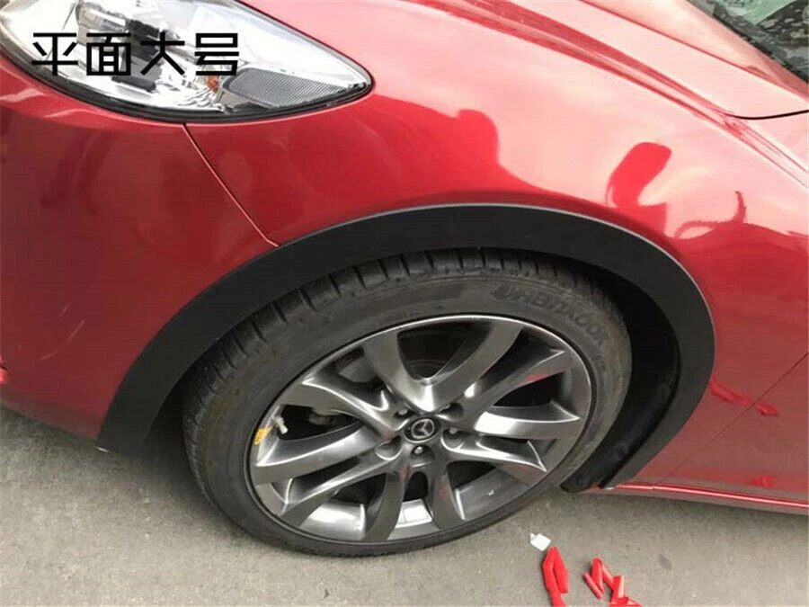 2Pcs 150cm Car Fender Flare Extension Wheel Eyebrow Protector Lip Moulding Trim - Imagem 4 de 4